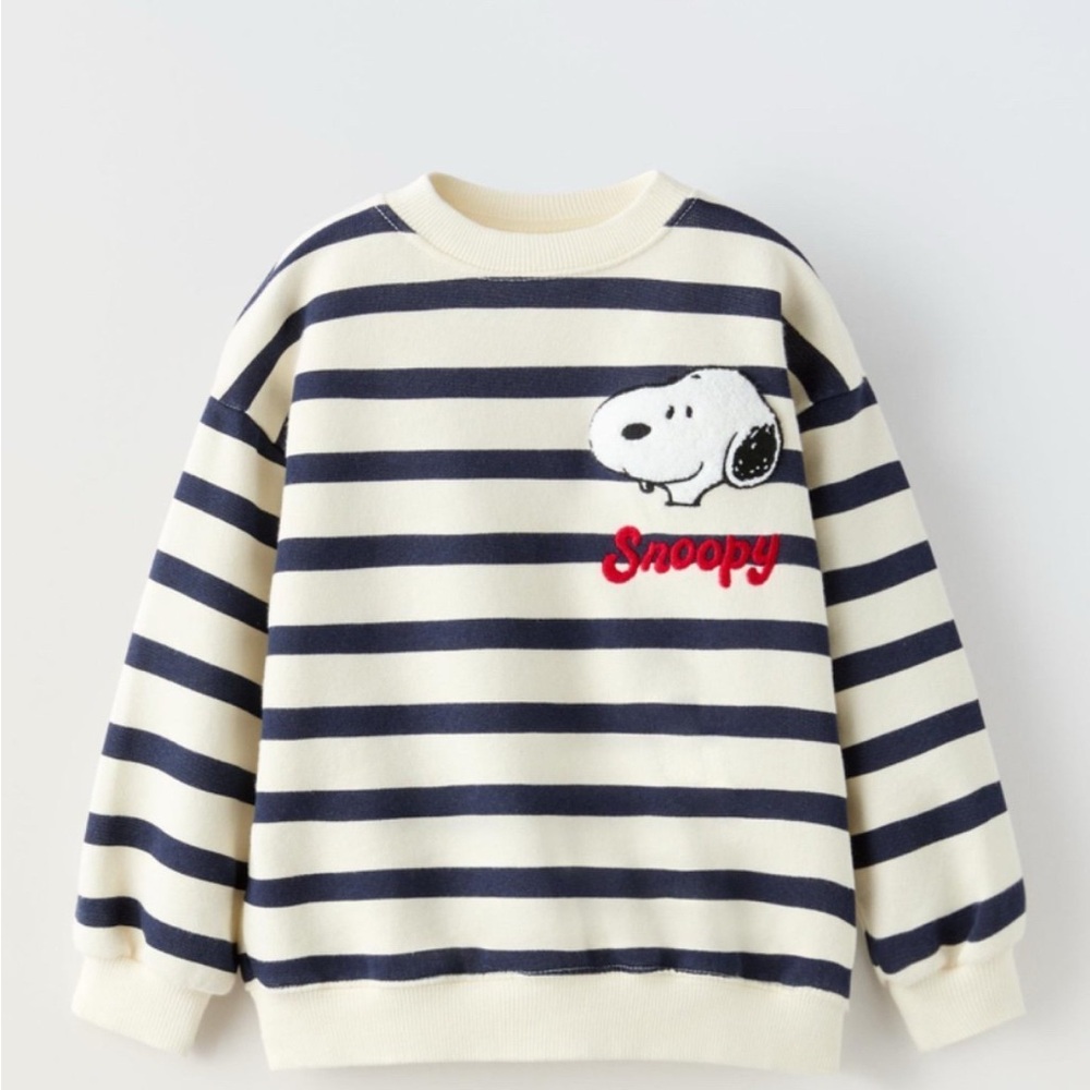 Striped Snoopy Sweater